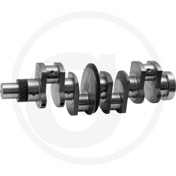 Krukas 4 cilinder (standaard,  inclusief tandwiel,  tandflankhoogte: 10 mm)