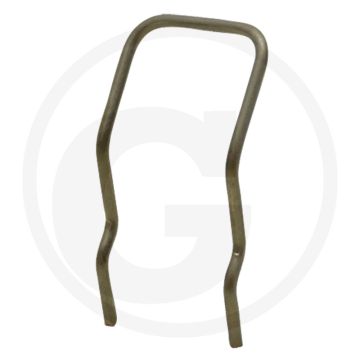 Veerstrop (onder, voor uitlaat)