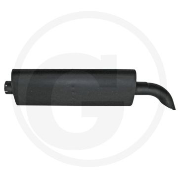 Uitlaatdemper lengte 1210 mm, binnen-Ø 89 mm