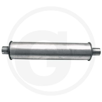 Uitlaatdemper 675 mm, binnen Ø 53 mm, uitlaat Ø 57 mm
