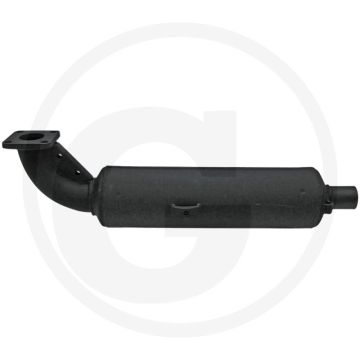Uitlaatdemper lengte 495 mm, uitgang Ø 35 mm
