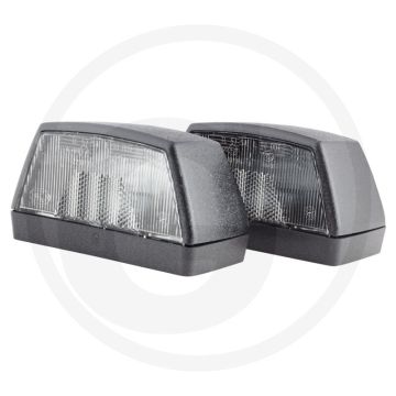 Hella Kentekenplaatverlichting 12V zwart