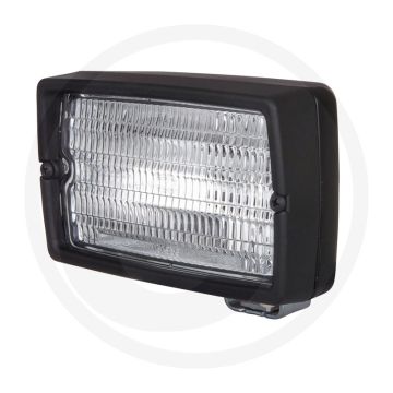 Hella Werklamp 12/24V verstraler hoekig zwart