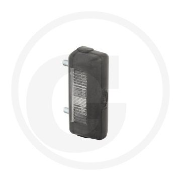 Hella Kentekenplaatverlichting 12/24V kunststof zwart