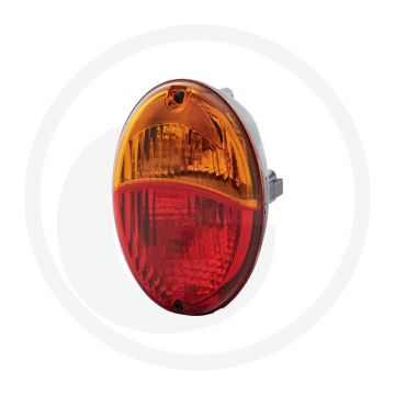 Hella Achterlicht 12V rechts ovaal rood/oranje