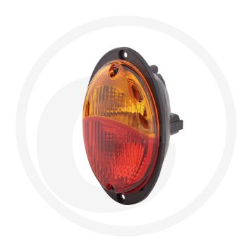 Hella Achterlicht 12V links ovaal inclusief lamp