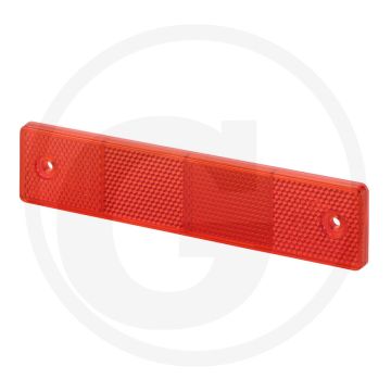 Hella Reflector rood rechthoekig achter 180 x 40 mm