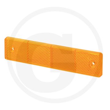 Hella Reflector rechthoekig geschroefd oranje 180 x 40 mm