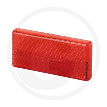 Hella Reflector rood rechthoekig 70 x 31,5 mm achter