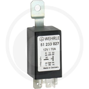 Gloeistartrelais 12V 70A