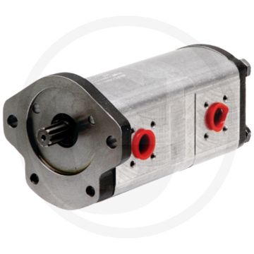 Dubbele pomp 22,5 + 16 cm³/omw.