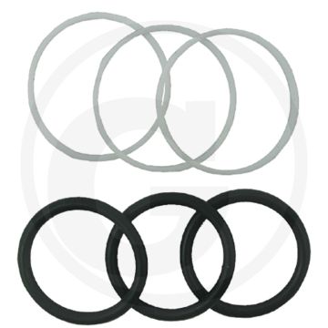 Afdichtset (voor flensoppervlak aanbouwstuurventiel SB7  met O-ring en steunring buiten)