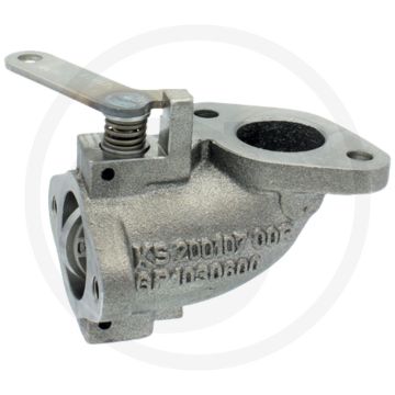 EGR-klep (neue Ausführung, mit 8 mm Bohrung im Hebel)