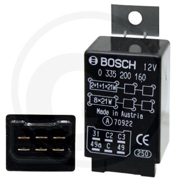 Bosch Knipperautomaat / elektronisch (12 volt, 6 aansluitingen)