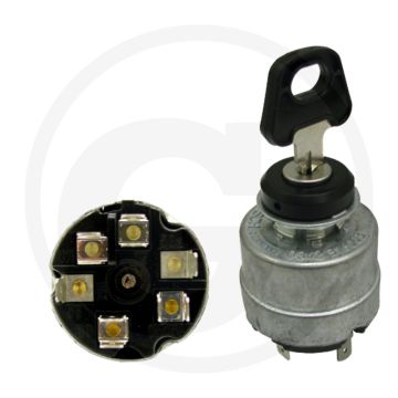 Bosch Gloei- / startschakelaar (12 volt / 24 volt, veiligheidsslot)