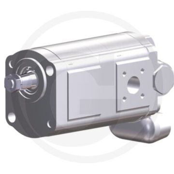Bosch/rexroth Dubbele pomp (linksdraaiend, 2x M18 x 1,5, aansluiting op het deksel met klep)