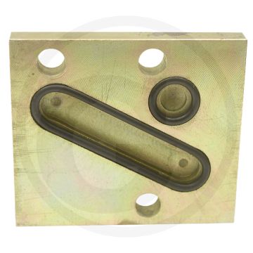 Eindplaat (Deze eindplaat is nodig om een aanbouwstuurventiel aan te sluiten.)