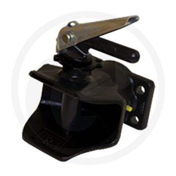 Rockinger Flenskoppeling 4 gaten 120 x 55 mm zwart