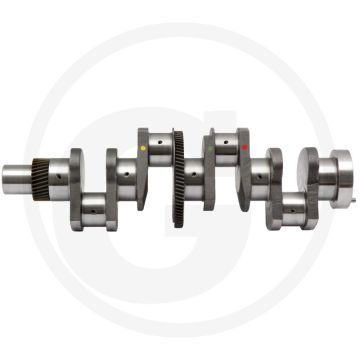 Krukas 4 cilinder (standaard,  inclusief tandwiel,  tandflankhoogte: 15 mm)
