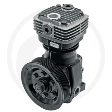 Wabco Compressor (voor John Deere, met V-riemschijf, afstand tot midden groef 22,5 mm)
