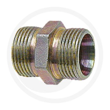 Raccord double M14 x 1,5, pas de 8 mm