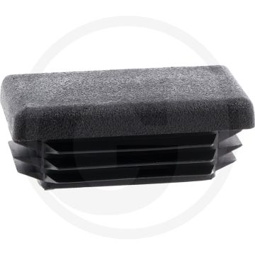 Sluitdoppen 40x20x1-3mm zwart