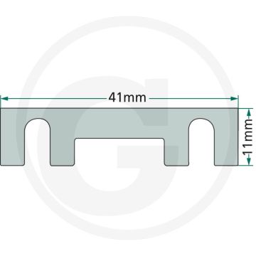VE50 Streifensicherung 80 A, Stift-Ø 5,5 mm