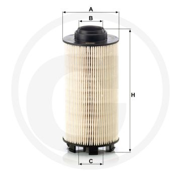 Mann Filter Brandstoffilter 75x31x31x160 mm Mercedes-Benz