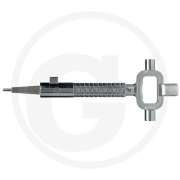 Tecwerk Bautenschlüssel Universal (inkl. Mitnehmer für PZ-S)