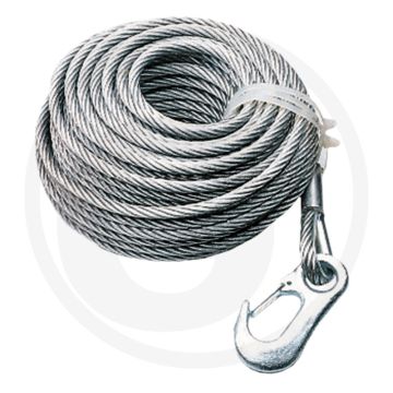 Al-ko Stahlseil für Winden 17 m x 7 mm