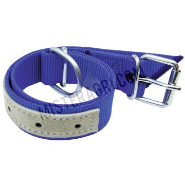 Halsband - für Kälber, Trevira-Gurt mit D-Ring und Rohrschelle