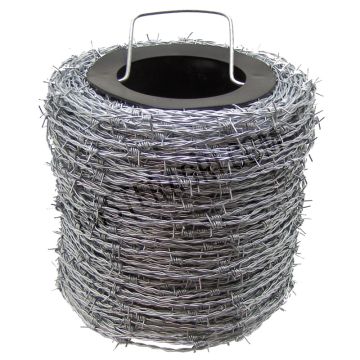 Prikkeldraad - verzinkt, Ø 1,7 mm, ca. 250 m lang, pallet = 64 stuks
