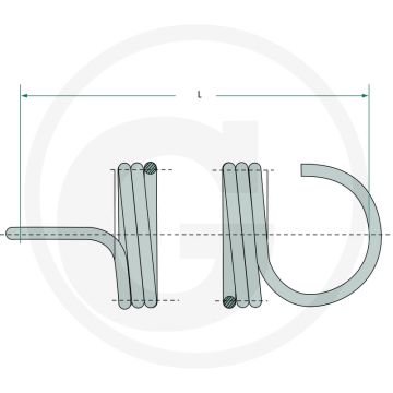 Trekveer 28,8 x 35,2 x 3,2 mm, L177 mm