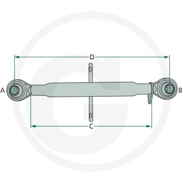 Mechanische topstang