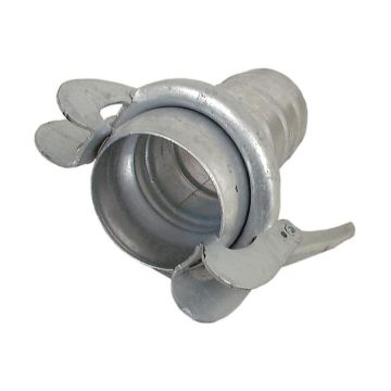 Koppeling met tule - KKV 5'' (133mm) x5'' (125mm) (gegalvaniseerd)