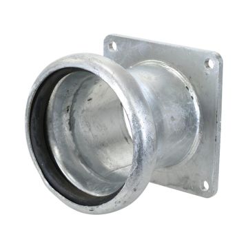Bride carrée femelle 133mm (5'') (galvanisée)