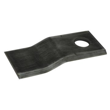Maaiermesje 107 x 50 x 4mm, Gat Ø17mm rechts / links   To fit as: 30184