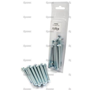 Metric Setscrew, Afm.: M8x75mm (Din 933) 20stuks Agripak