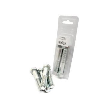 Metric Bolt, Afm.: M16x80mm (Din 931) 12stuks Agripak