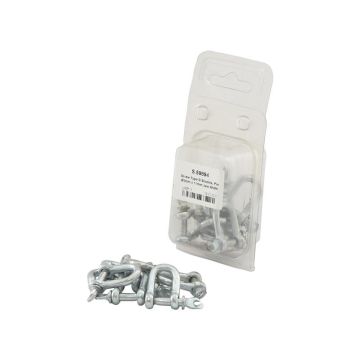 D-Clasp galvanisé, broche Ø5mm x 11mm largeur de la griffe (3pcs Agripak)