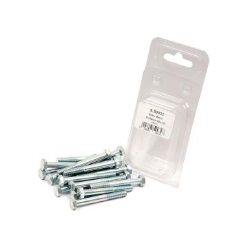 Metric Bolt, Afm.: M6x50mm (Din 931) 20stuks Agripak