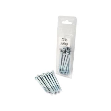 Metric Bolt, Afm.: M6x70mm (Din 931) 20stuks Agripak