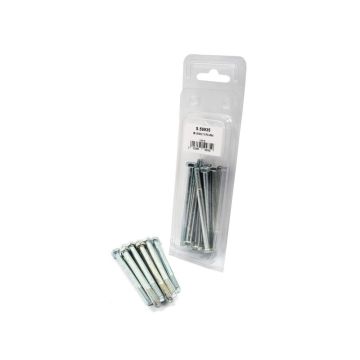 Metric Bolt, Afm.: M6x80mm (Din 931) 10stuks Agripak