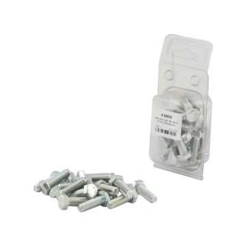 Metric Bolt, Afm.: M8x25mm (Din 931) 20stuks Agripak