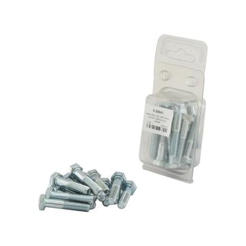Metric Bolt, Afm.: M8x40mm (Din 931) 20stuks Agripak