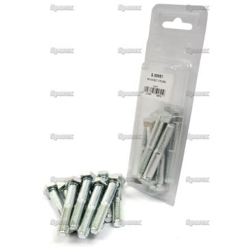 Metric Bolt, Afm.: M10x60mm (Din 931) 20stuks Agripak