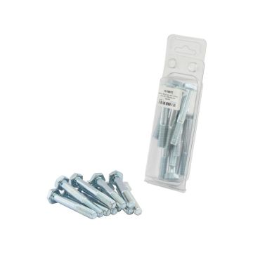 Metric Bolt, Afm.: M10x70mm (Din 931) 10stuks Agripak