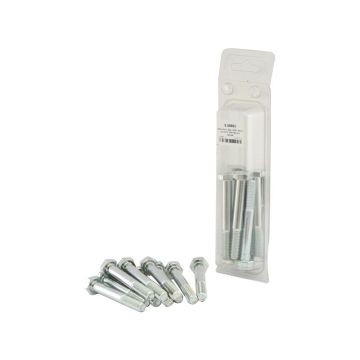 Metric Bolt, Afm.: M10x80mm (Din 931) 6stuks Agripak