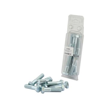 Bout M12x50 10 stuks 8.8 verzinkt DIN 931 Agripak