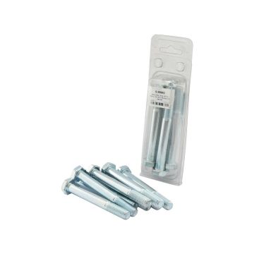 Bout M12x100 8 stuks 8.8 verzinkt DIN 931 Agripak